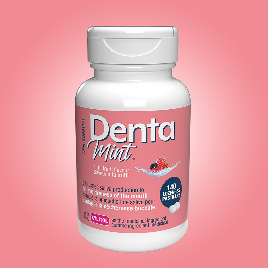 Denta Mint, 140 tutti frutti lozenges