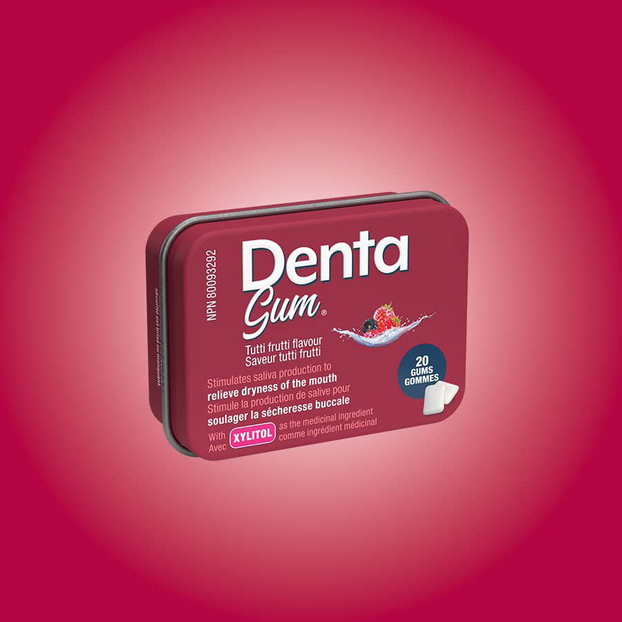 Denta Gum, saveur tutti frutti (20 gommes)