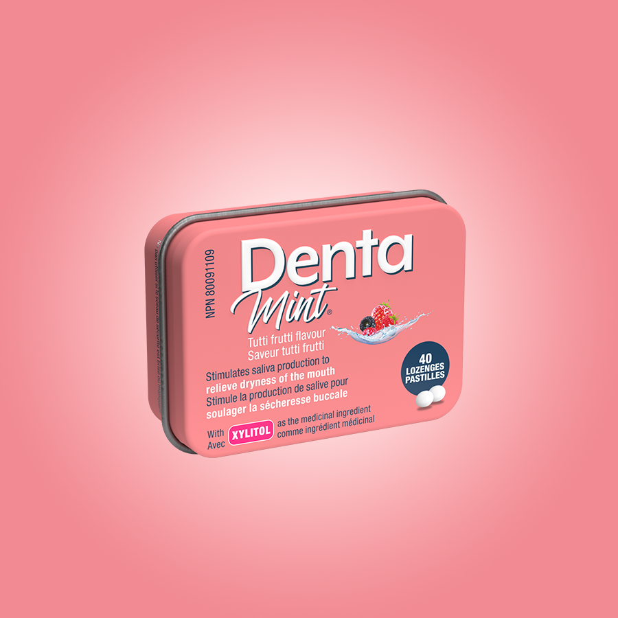 
                  
                    Denta Mint, 40 tutti frutti lozenges
                  
                