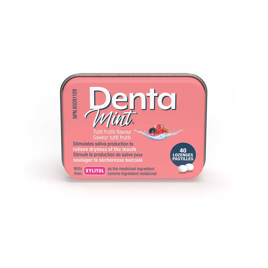 Denta Mint, 40 tutti frutti lozenges