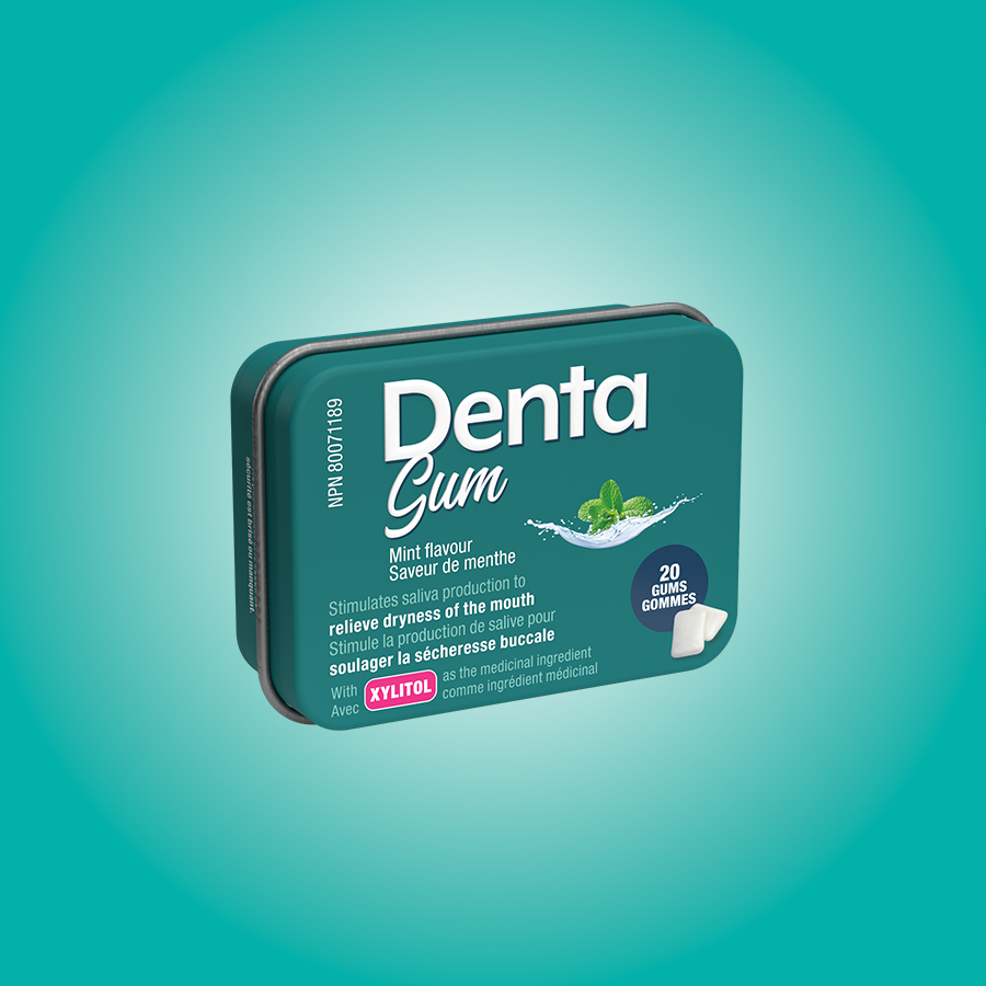 Denta Gum, saveur de menthe (20 gommes)
