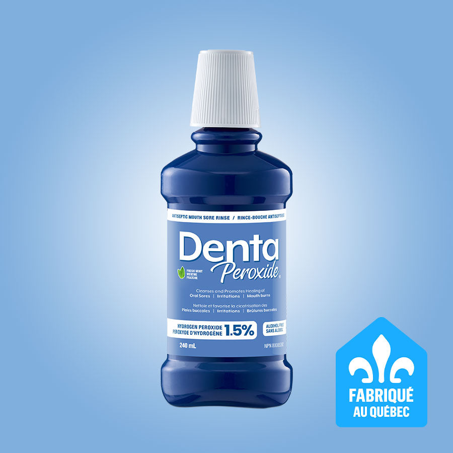 Daily Peroxide Rinse Denta Peroxide, Antiseptic Oral Rinse – Denta.ca